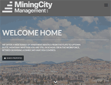 Tablet Screenshot of miningcityrentals.com